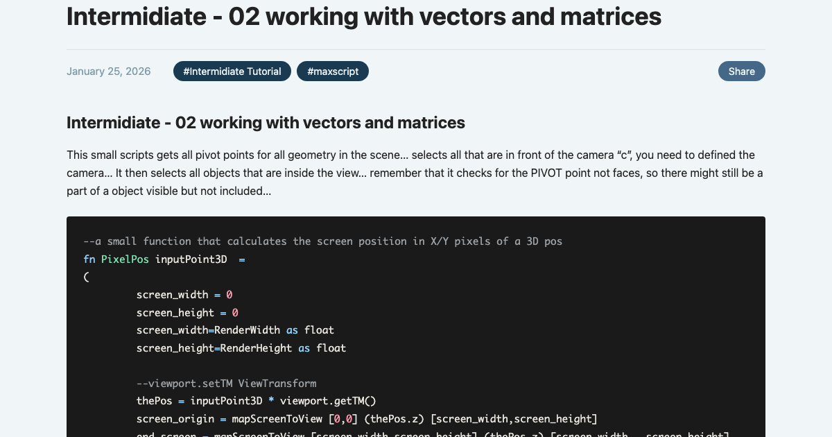 Preview of Intermidiate - 02 working with vectors and matrices
